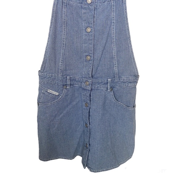Pepe Jeans Vintage Overalls Denim Dress Size Large - Picture 3 of 13
